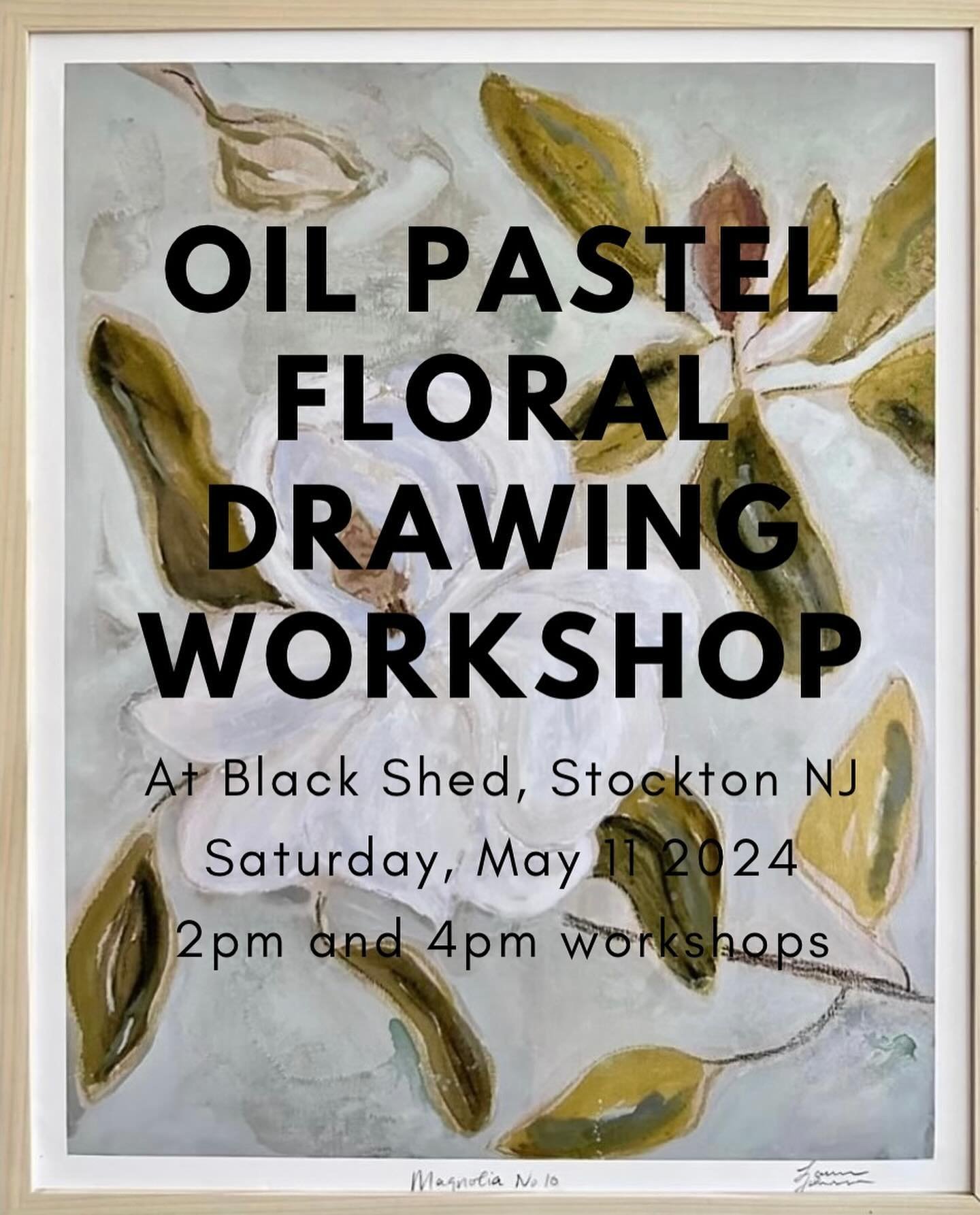 Want to gift Mom a creative experience? 🎁 Bring her to the next Oil Pastel Floral Drawing Workshop hosted by artist @laurenjohnson.studio to be held inside our teepee in the courtyard here at Black Shed. 

This class is designed to introduce a simpl