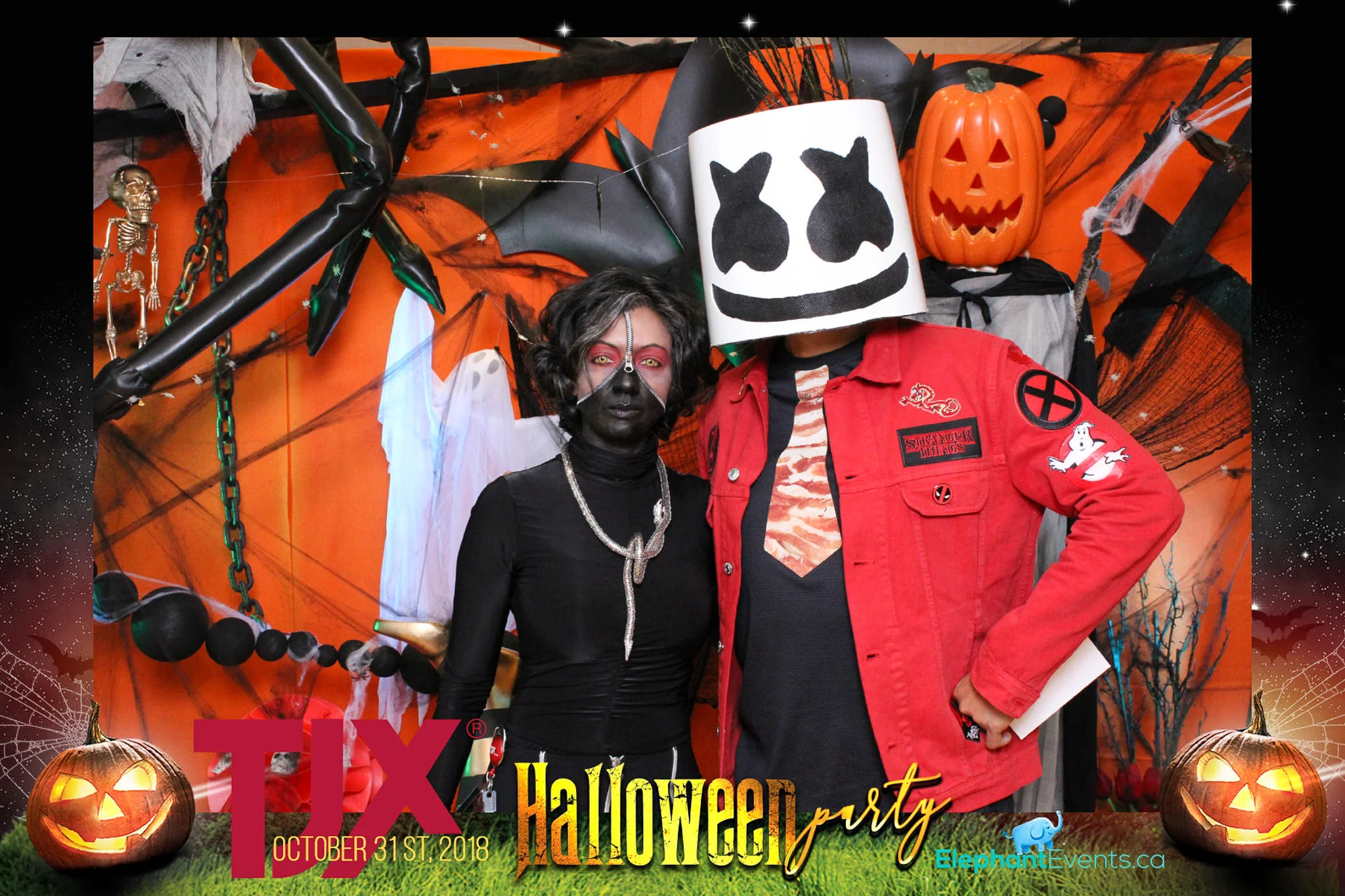 TJX Canada Halloween Party photo booth