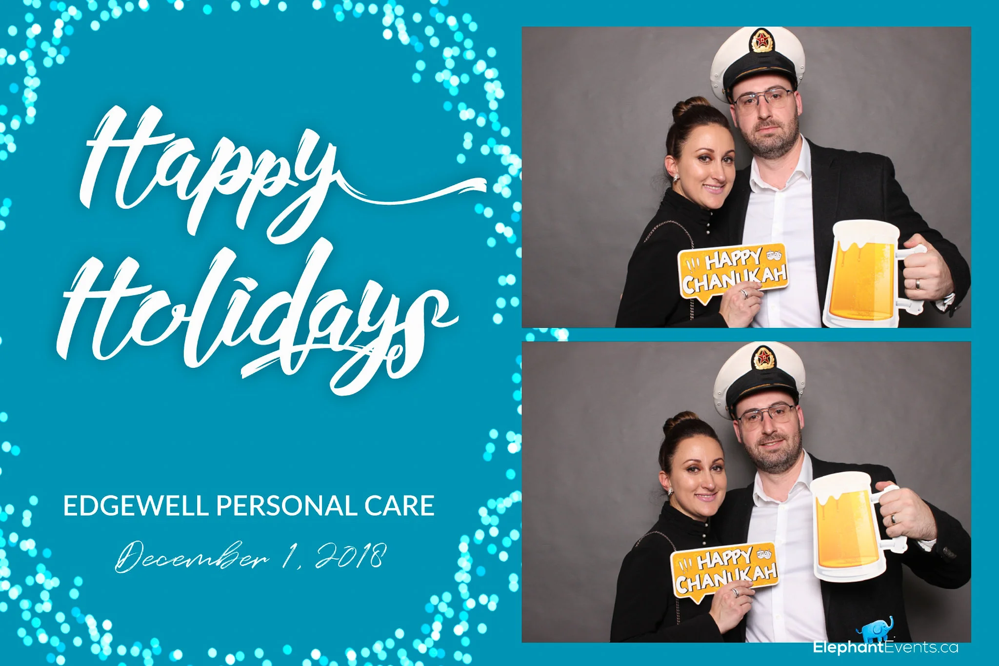 Toronto Sassafraz photo booth for Edgewell Canada