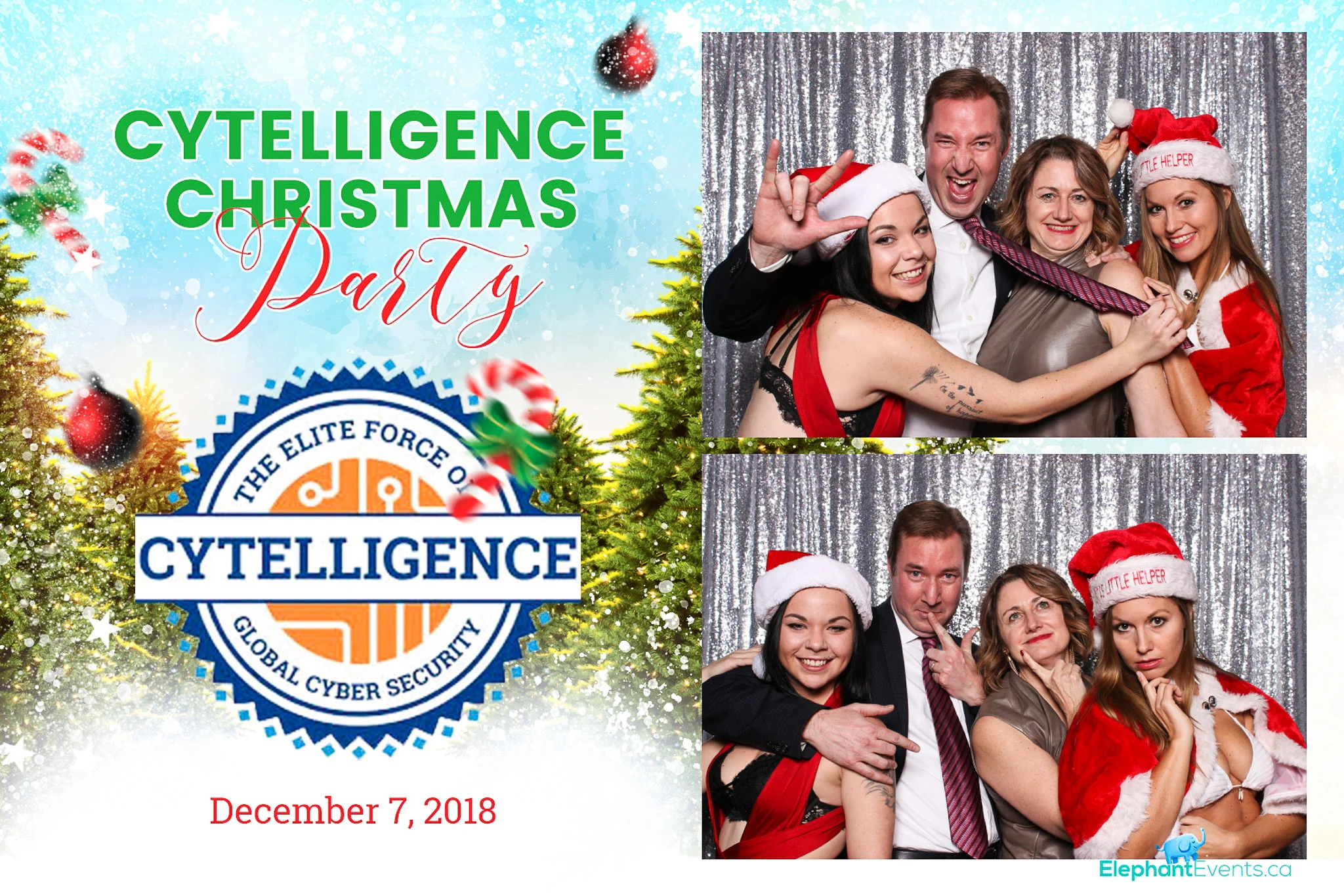 Toronto Sexy Santa photo booth