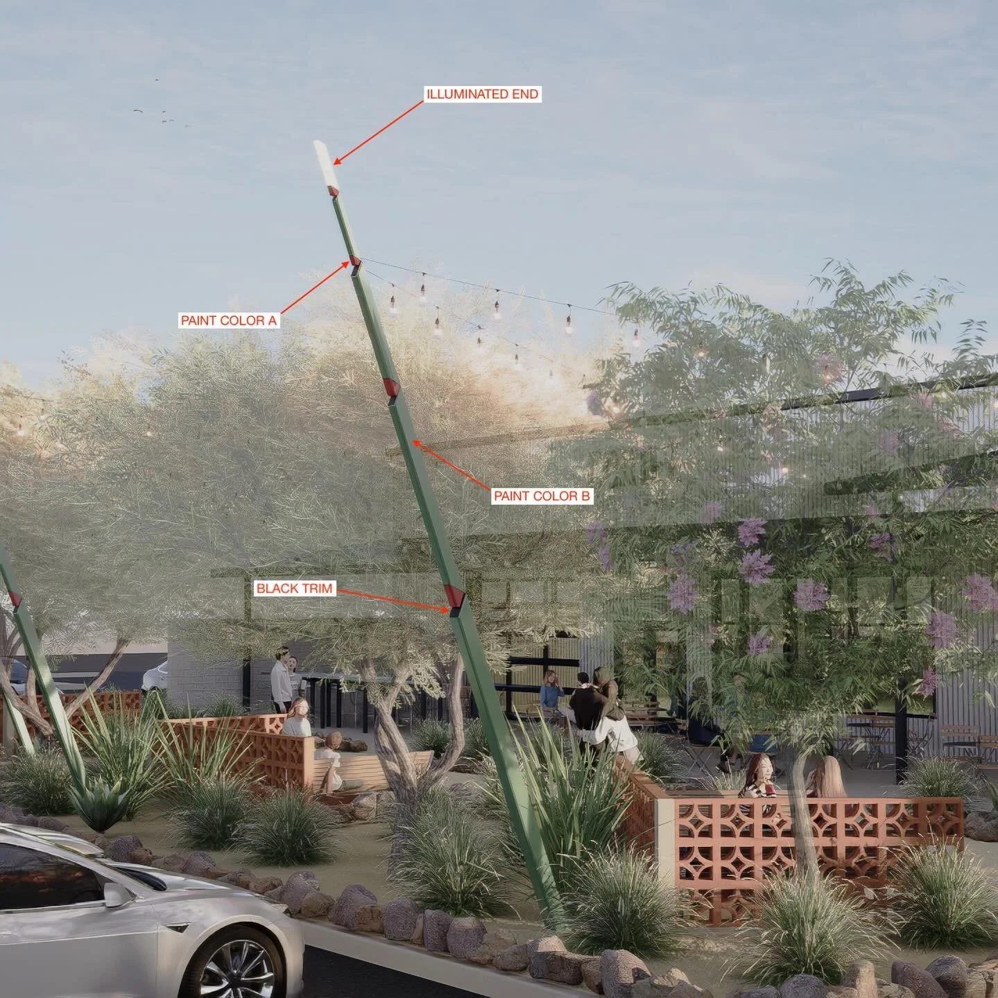 Our attempt to remake this decorative stick thing that frank lloyd wright did at taliesin

#elpaso
#juarez 
#lascruces