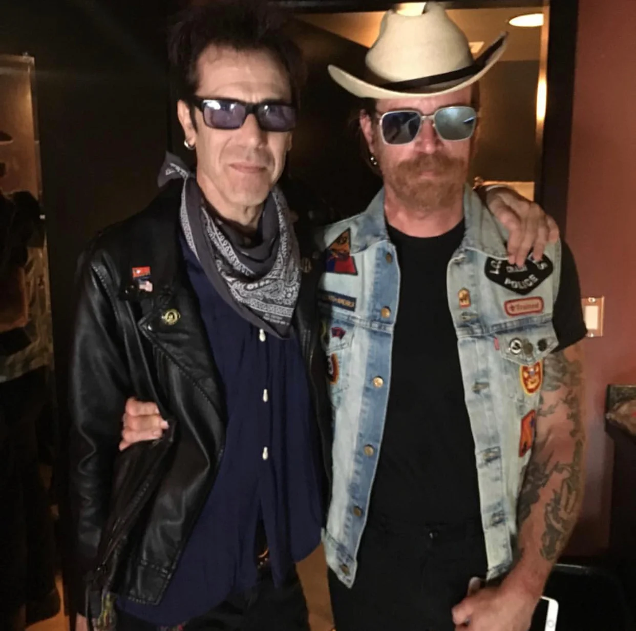 Jim with Jesse Hughes