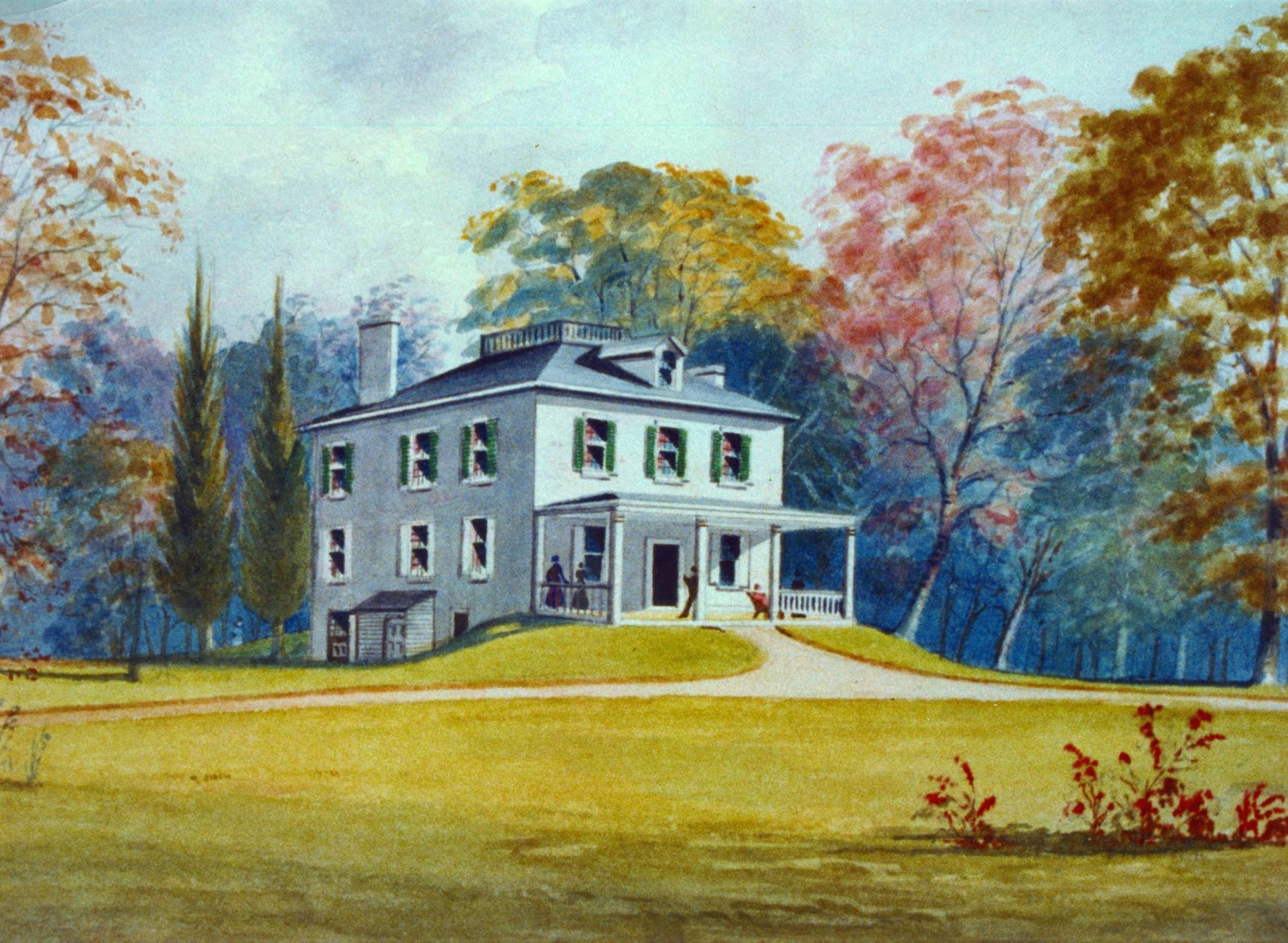 Ormiston Mansion Watercolor