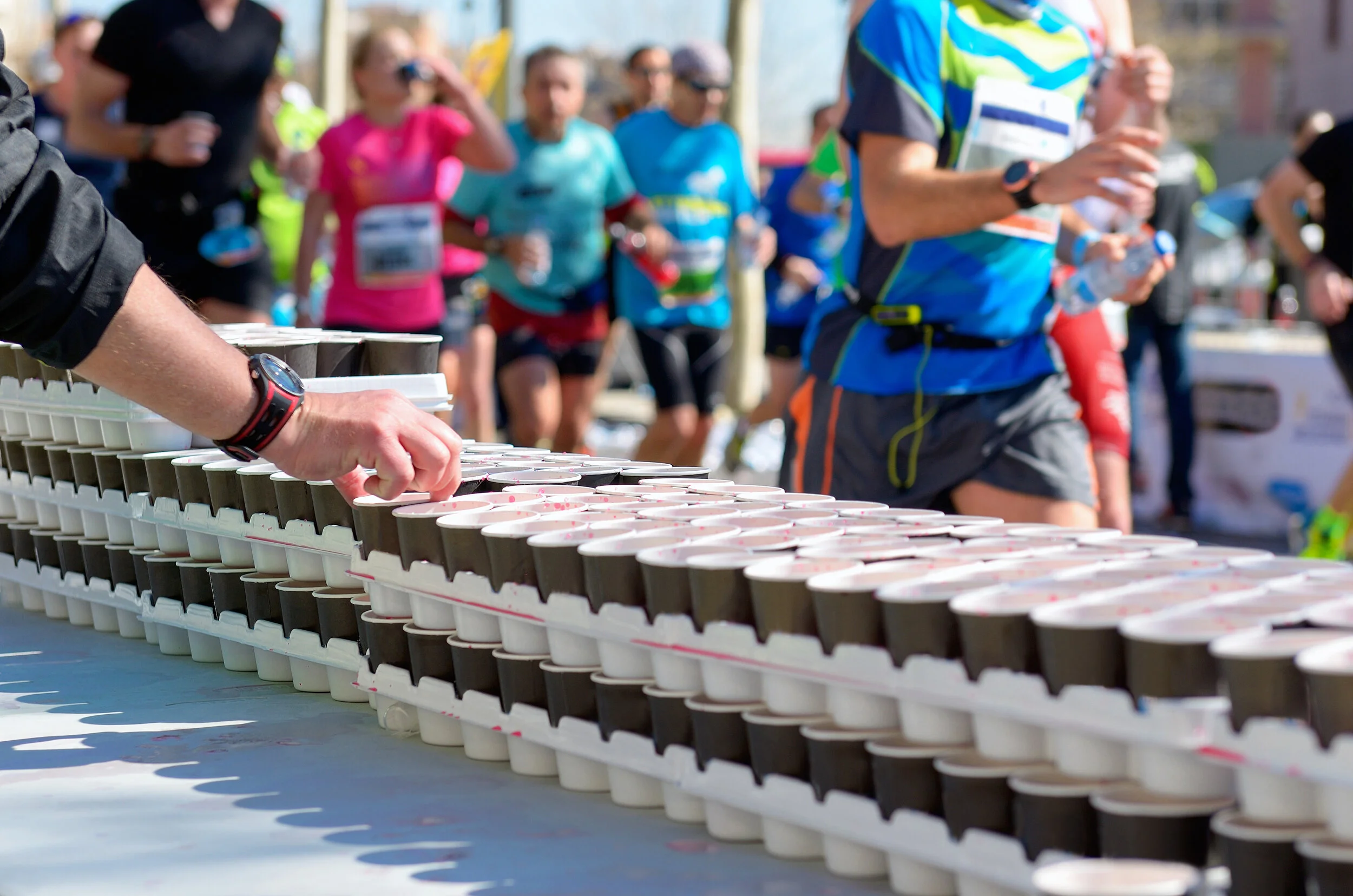 How much water is needed for a run?