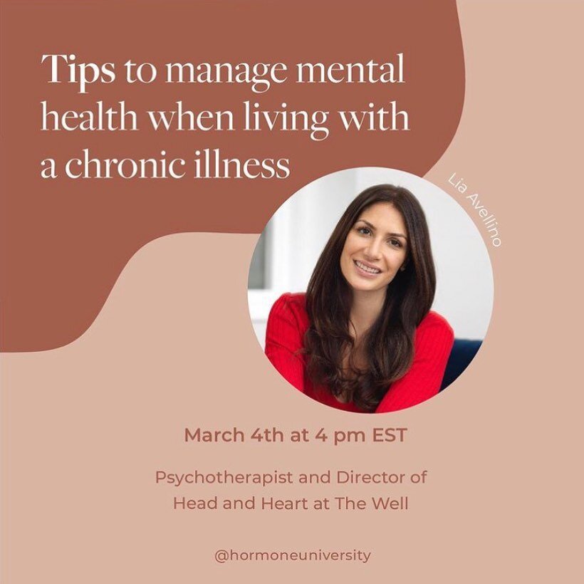 Come join me and @hormoneuniversity tomorrow at 4pm EST for an IGLive to explore the mental and emotional aspects of reproductive health challenges, how to approach personal pain, and holistic healing aimed at addressing the needs of the whole person