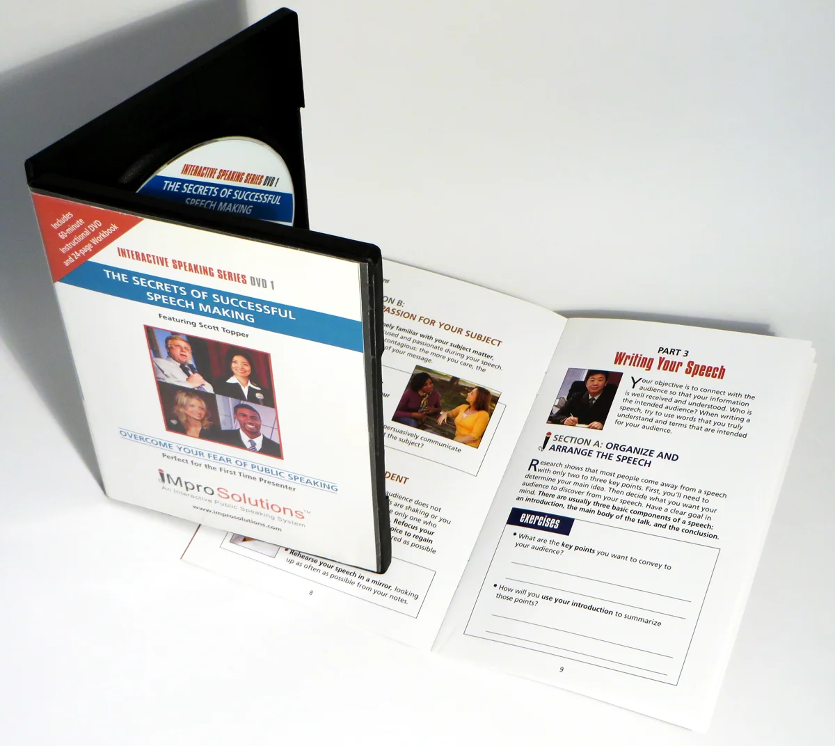 Educational DVD box cover, disc design & booklet