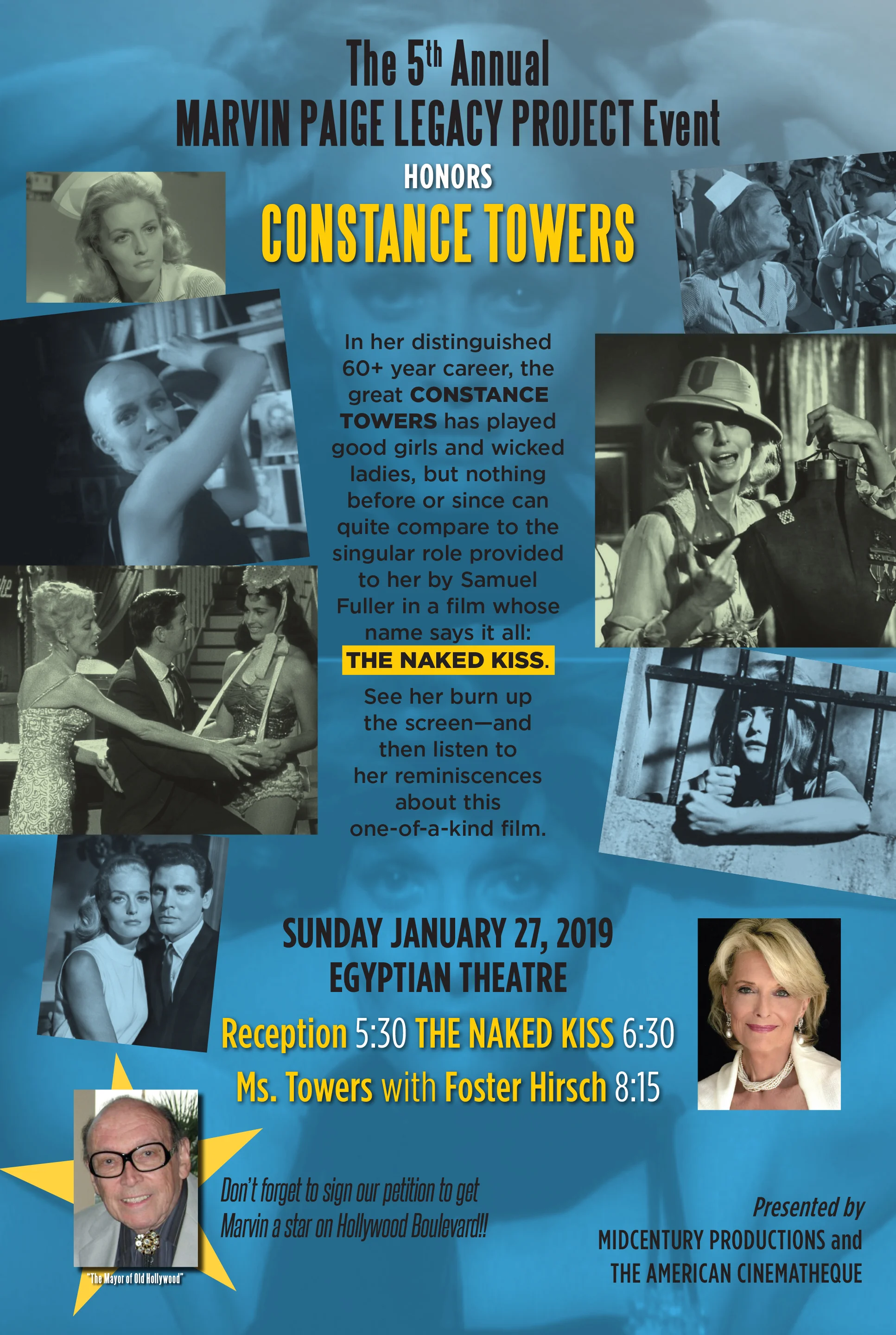 Poster for Jan 2019 Marvin Paige event
