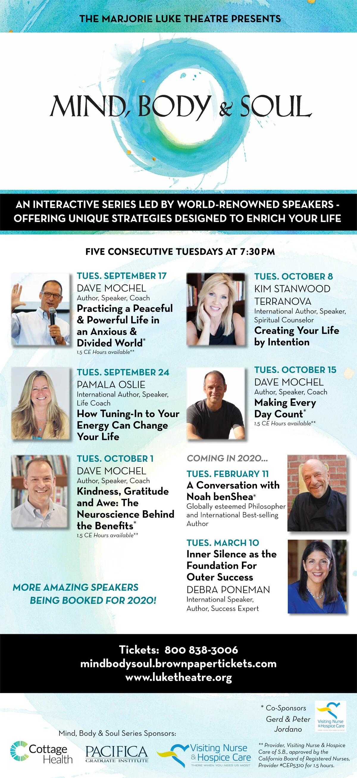 Kiosk poster for Lecture series