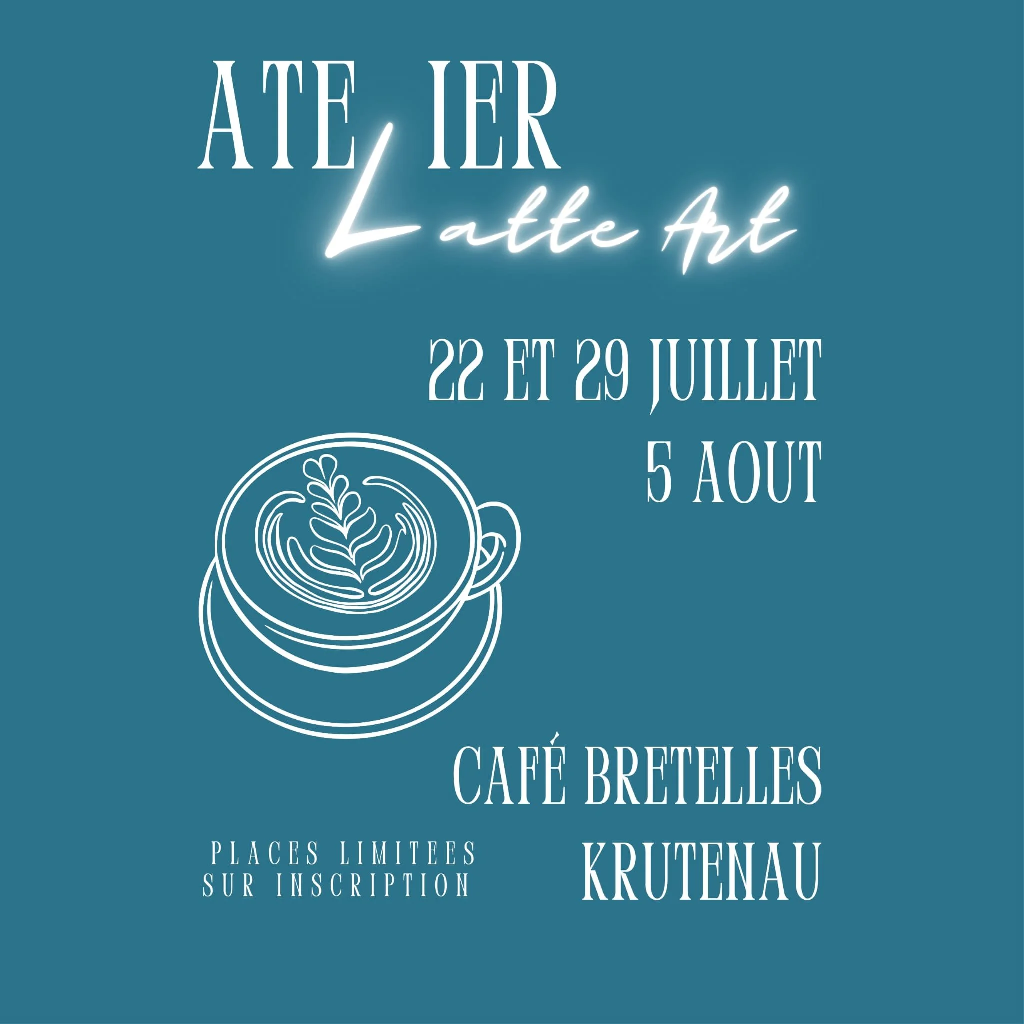 Ateliet Latte Art - 5/08 à 10h