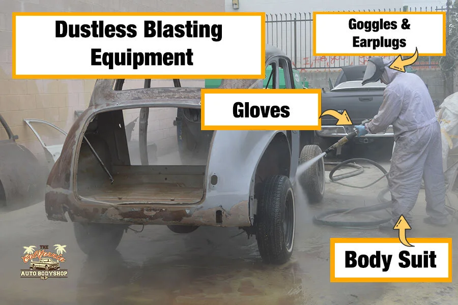 What is Dustless Blasting? The California Auto Body Shop