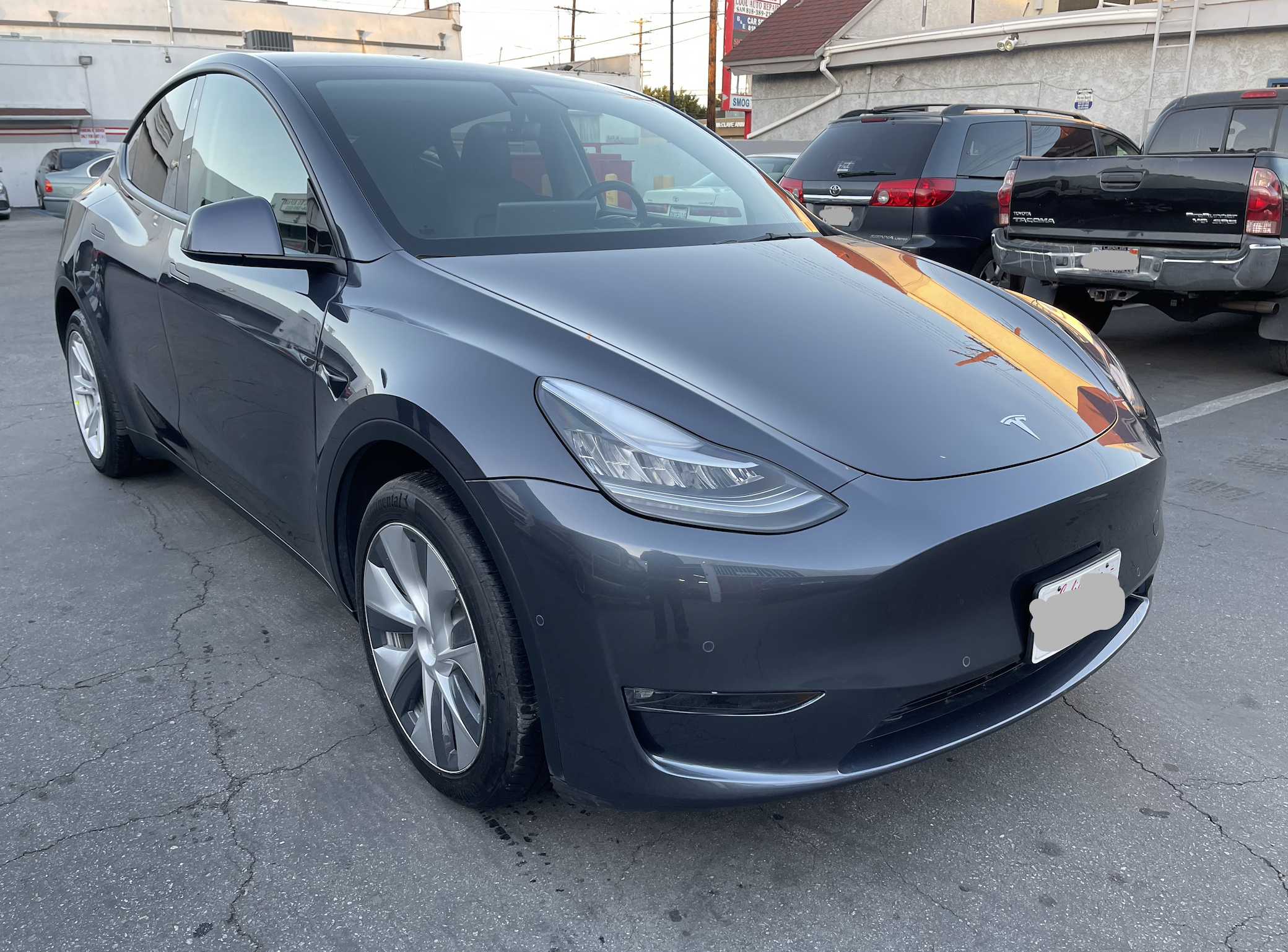 TESLA MODEL Y REPAIR GRANADA HILLS GREY