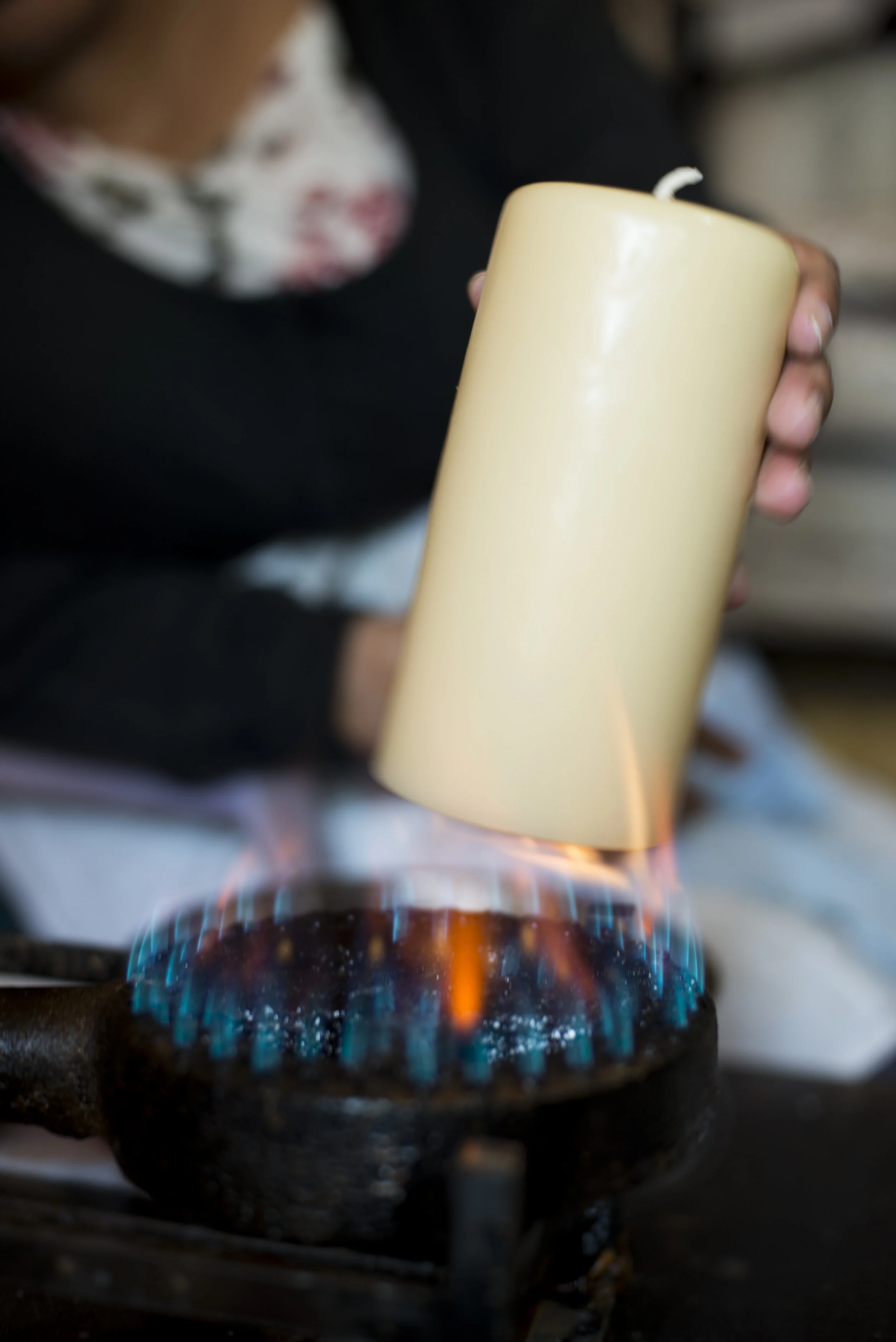 Handmade candles with RoseAnn Hall Designs