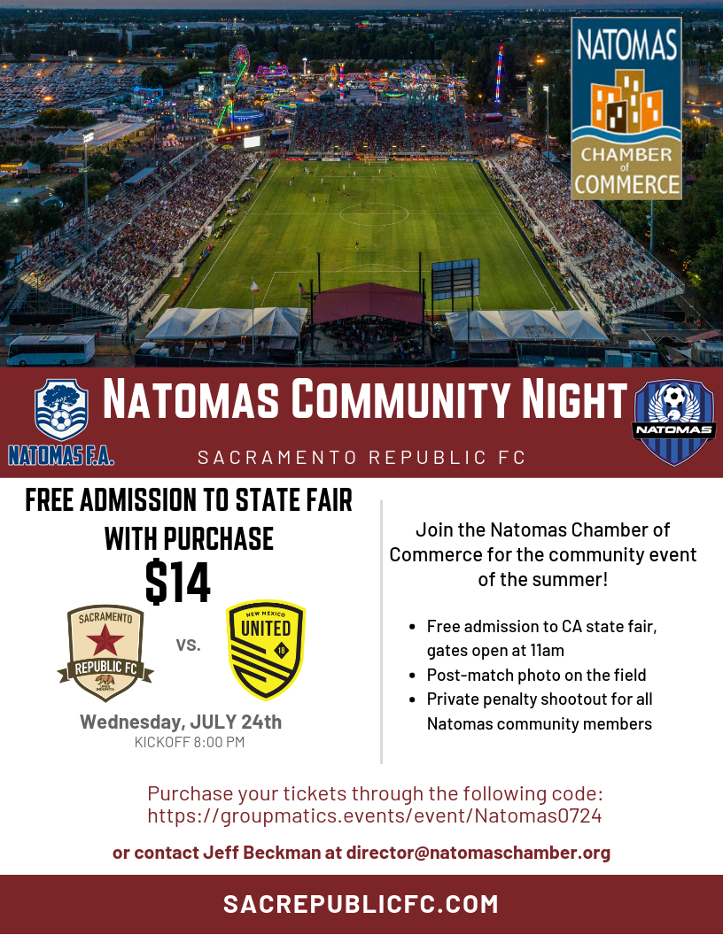 Natomas Community Night at Sac Republic FC