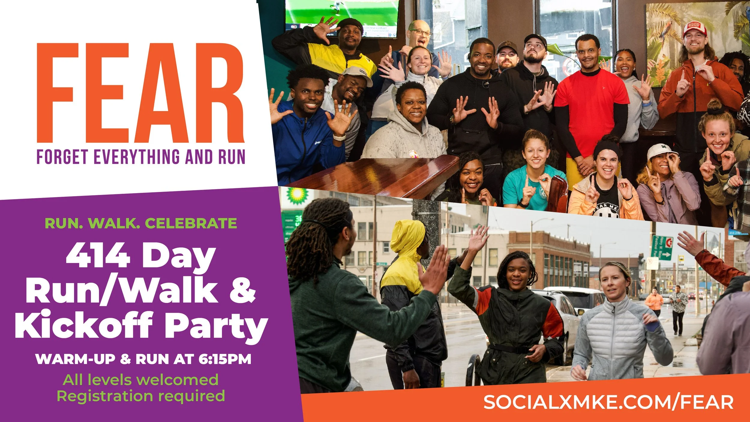 FEAR MKE KIckofff Run &amp; Party