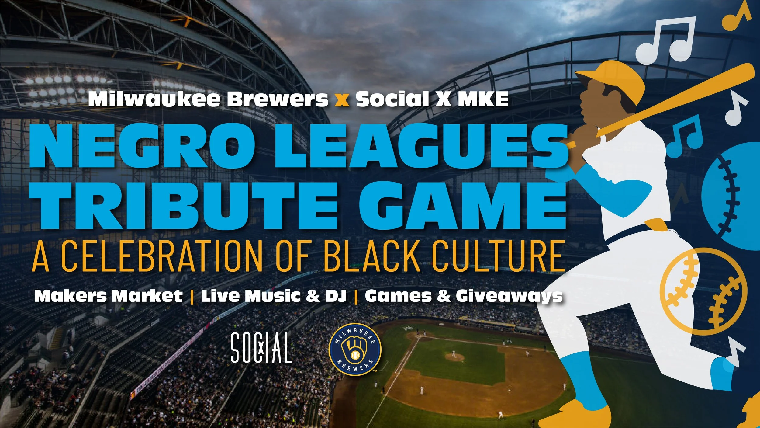 Milwaukee Brewers - Negro Leagues Tribute Game