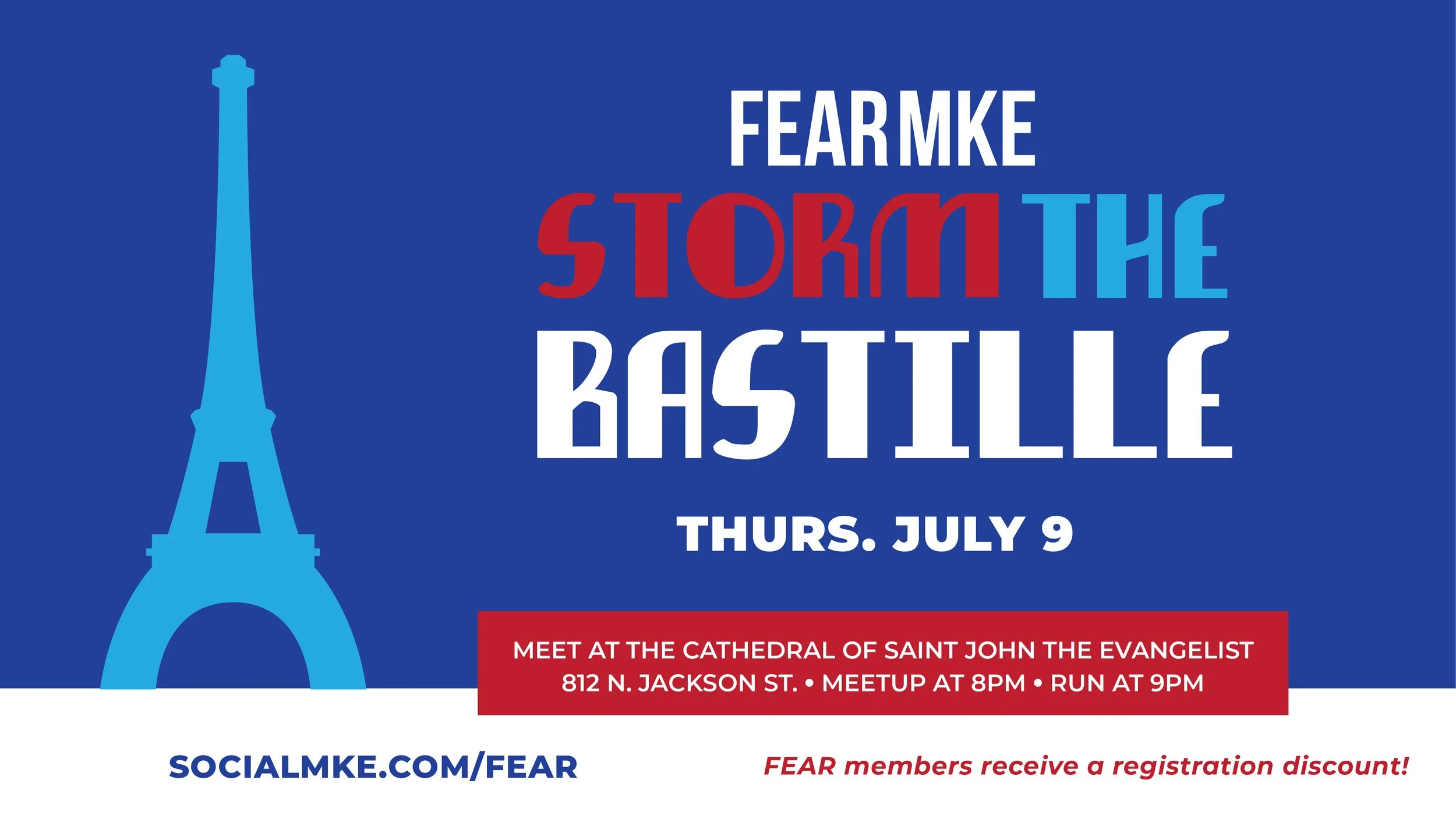 FEAR MKE x Storm the Bastille 5K Run/Walk Meet-up