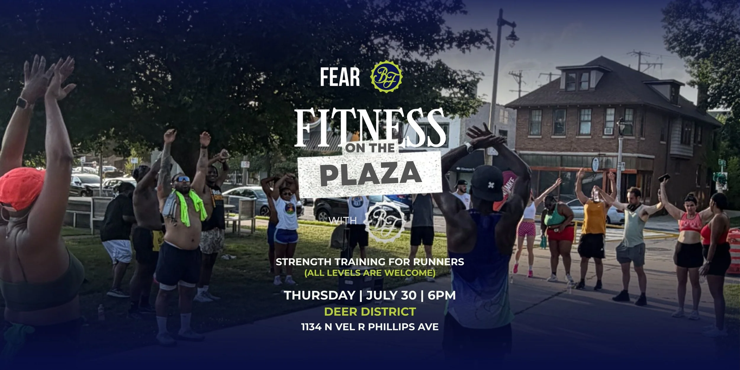 FEAR x Brew Fitness: Fitness on the Plaza