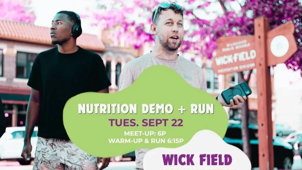 FEAR Tuesday - GoodMiles  Nutrition Demo
