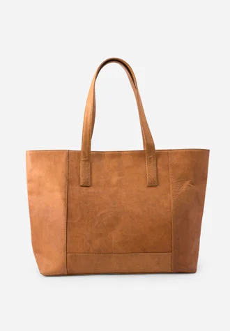 Modern Leather Tote