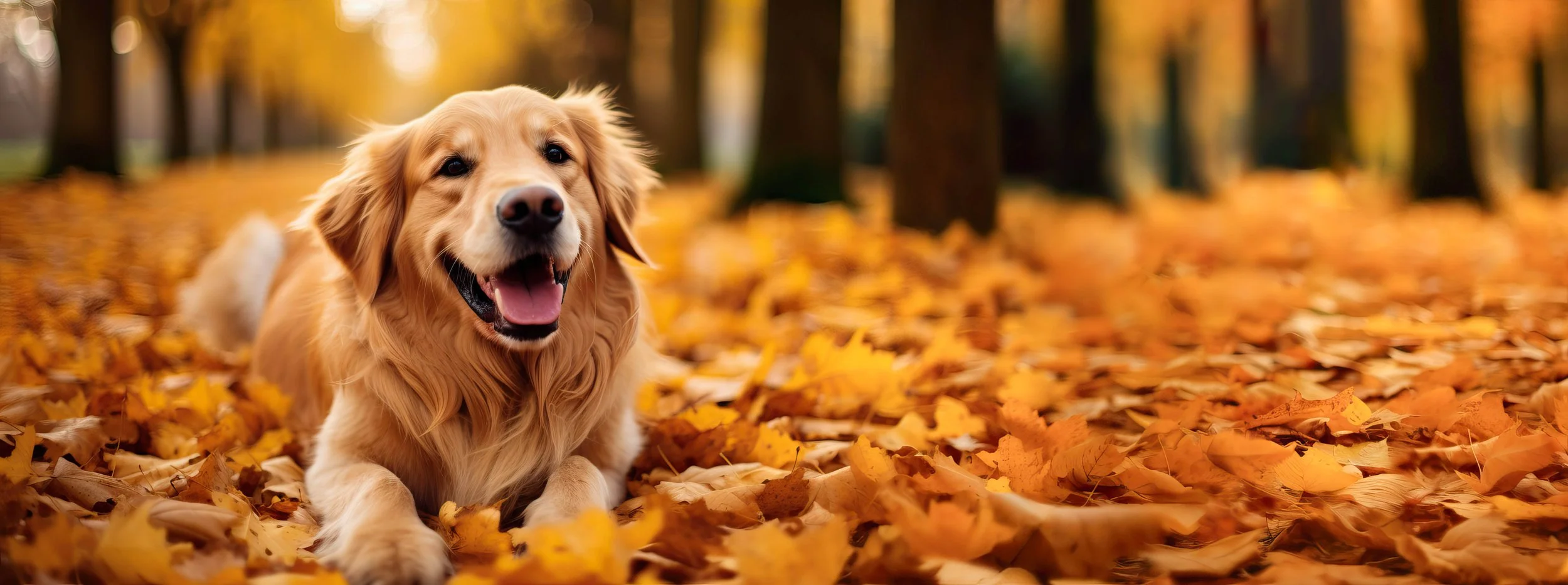 Golden in fall leaves.jpg
