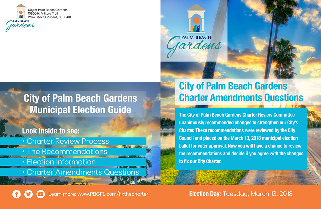 I’ve created many, many, many designs for a Gainesville, FL design firm specializing in political mailers! This project was focusing on ballot information.