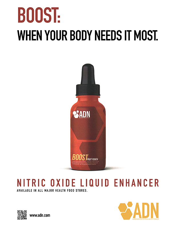 Here’s a clean and simple print ad for a dietary supplement that’s new on the market.