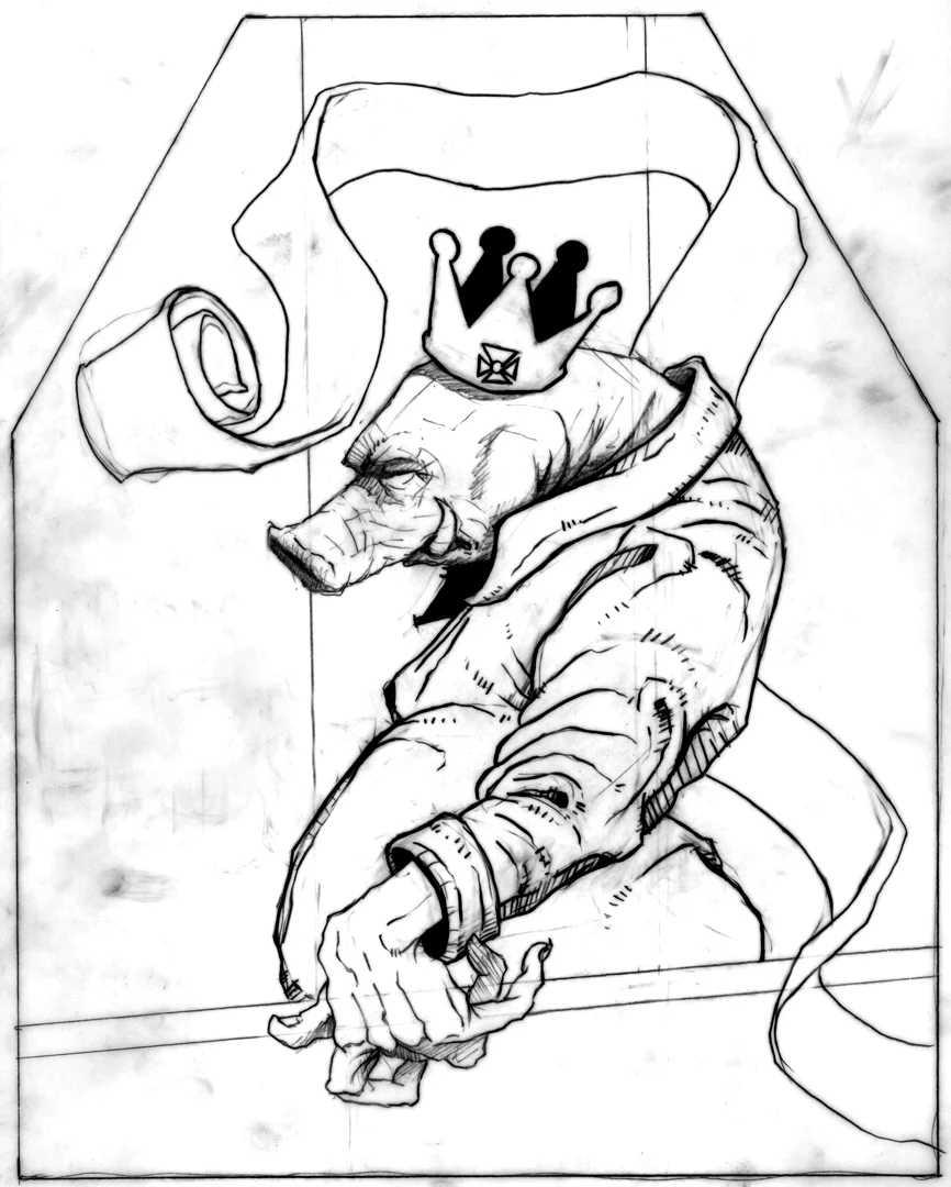 This is my original drawing for my portrait of Shakespeare’s “Richard III”. This is still one of my faves! Mostly because I’m a junkie for anything Shakespearean <3