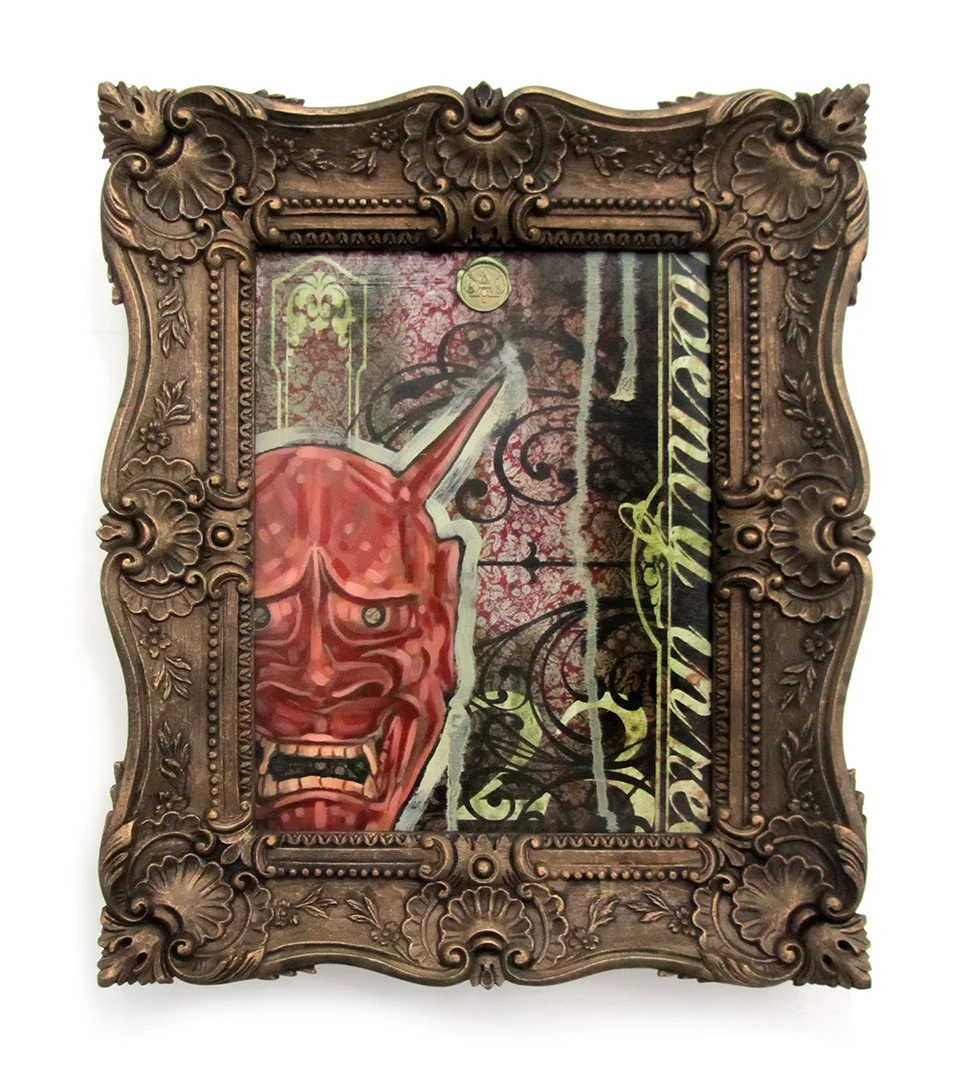 Title: 23 Original mixed media oil painting. 11.75" X 13.75" SOLD