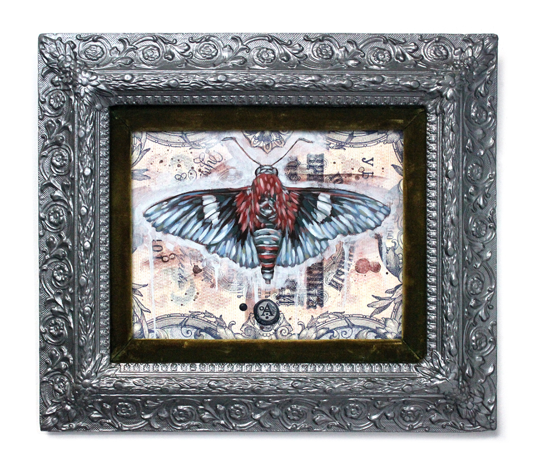 Title: CRESCENDO Original mixed media oil painting. 16.25" X 14.25" SOLD Looking for a print of this painting? Click Here!