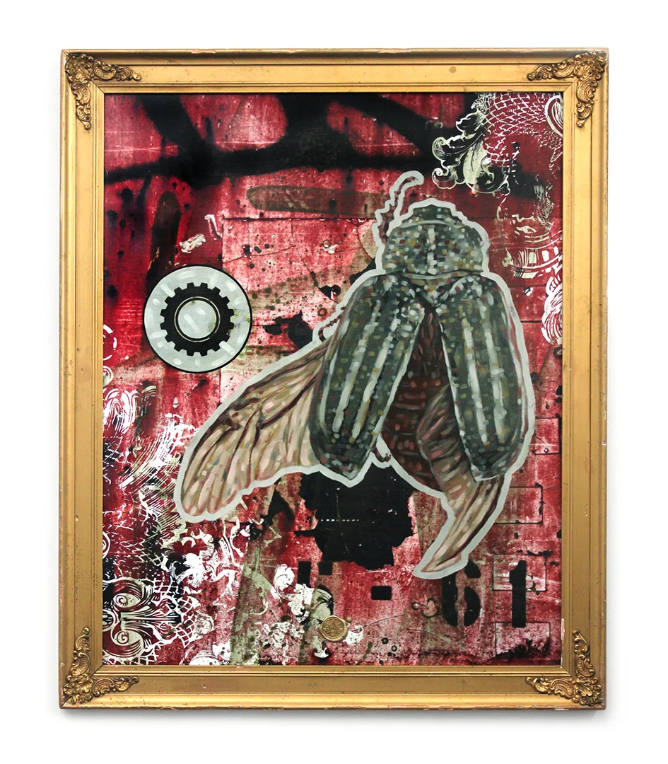 Title: GET READY Original mixed media oil painting. 22" X 25" SOLD Looking for a print of this painting? Click Here!
