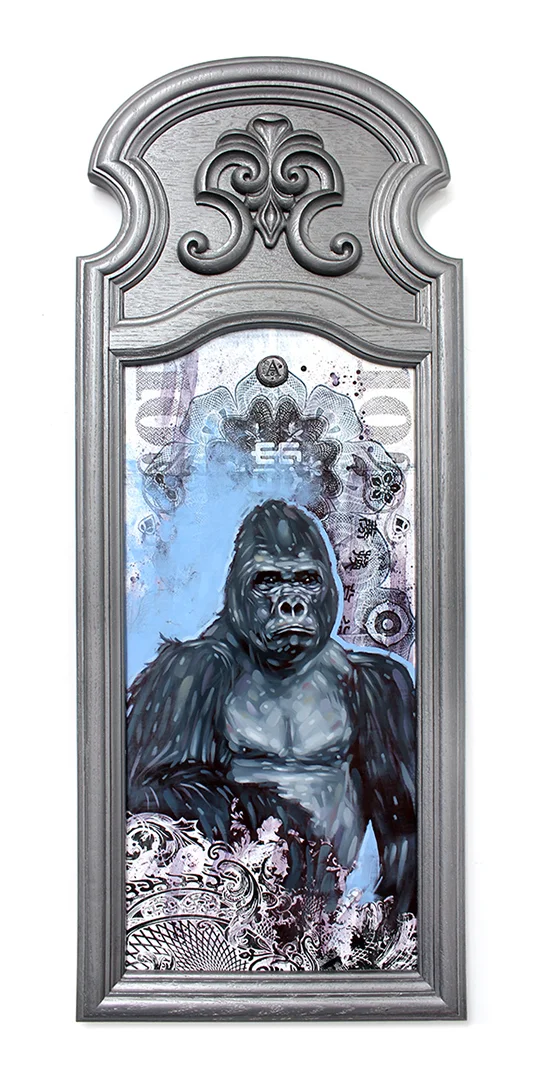 Title: PARAGON Original mixed media oil painting. 20" X 50" SOLD Looking for a print of this painting? Click Here!