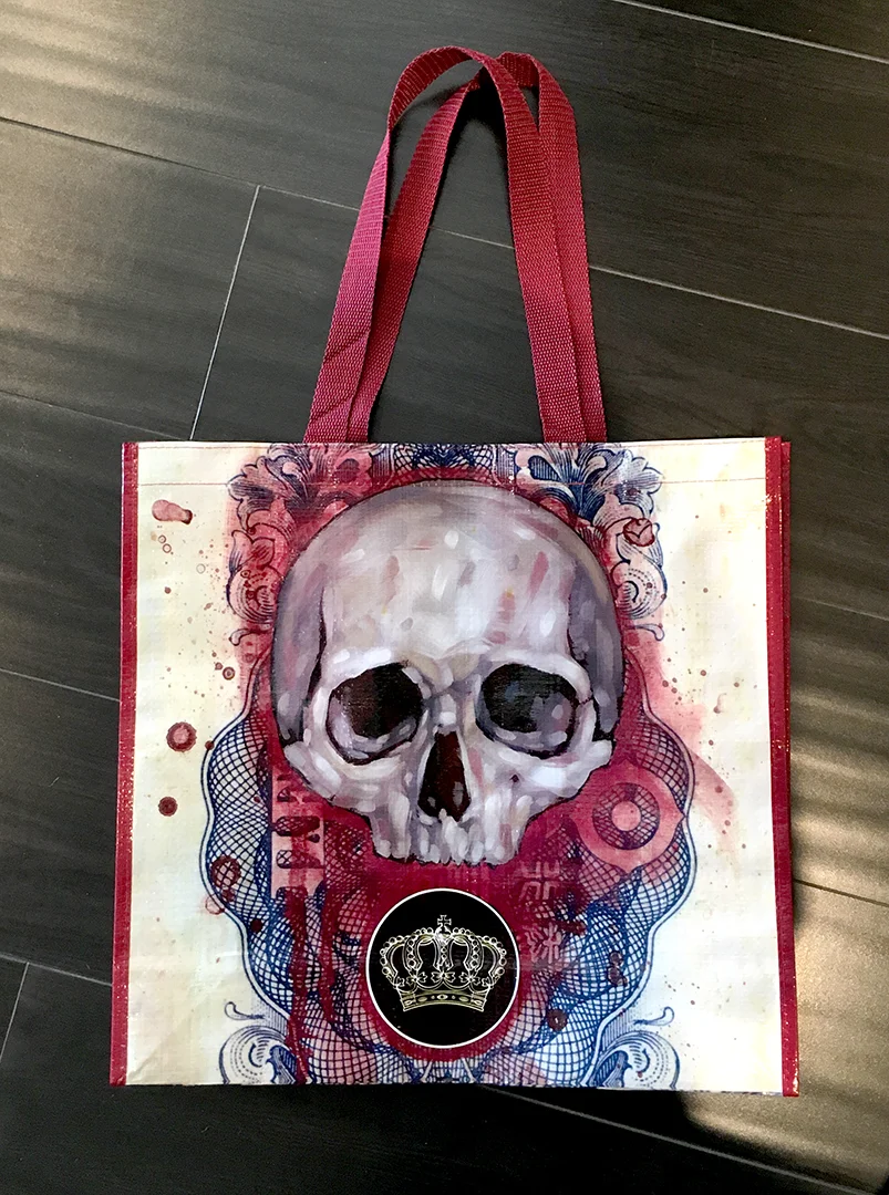 Reusable Shopping Bag - Skull