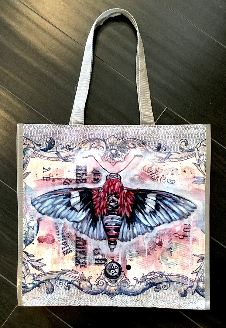 Reusable Shopping Bag - Moth