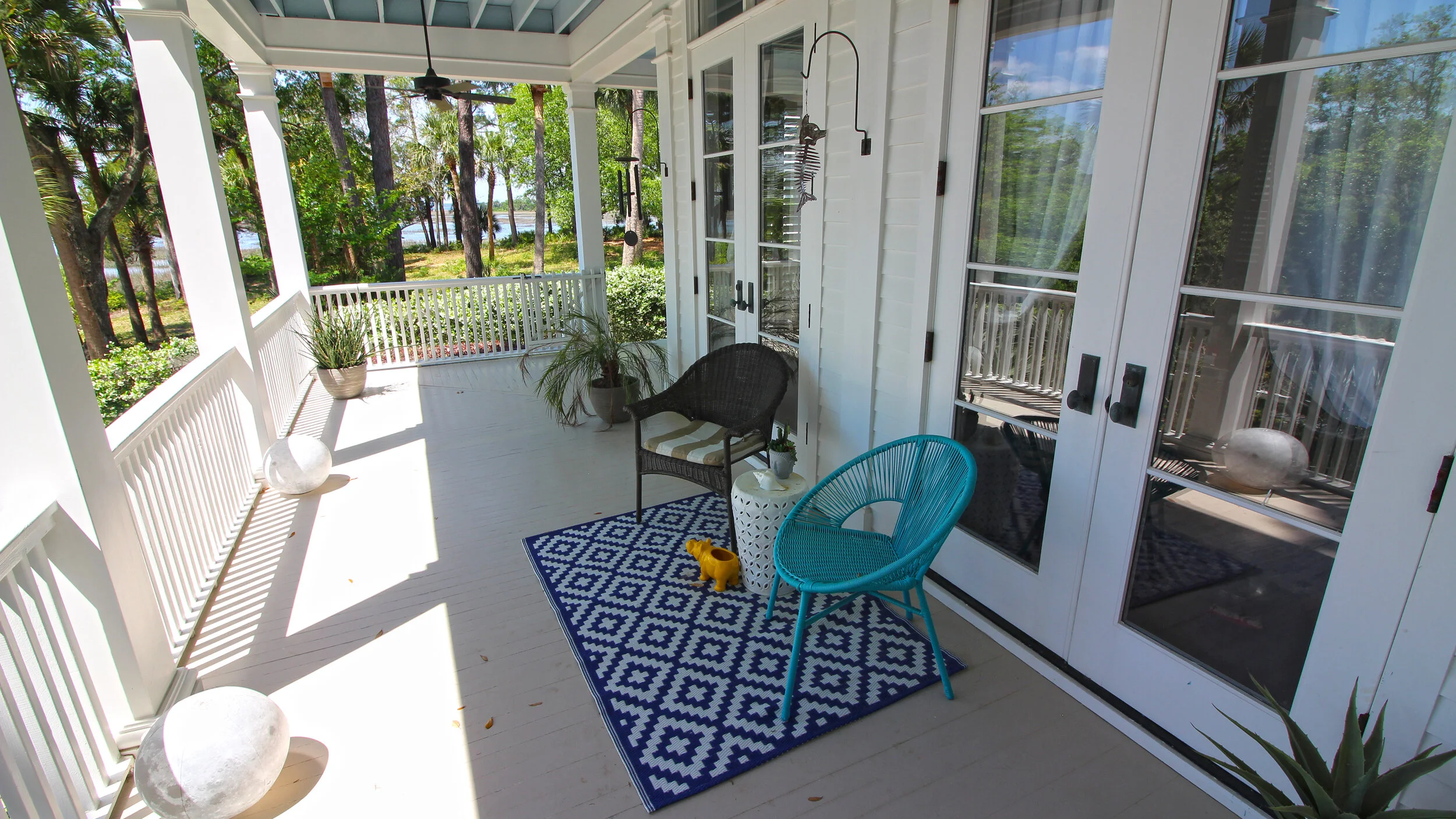  Wrap porch directly off of living room and dining area 
