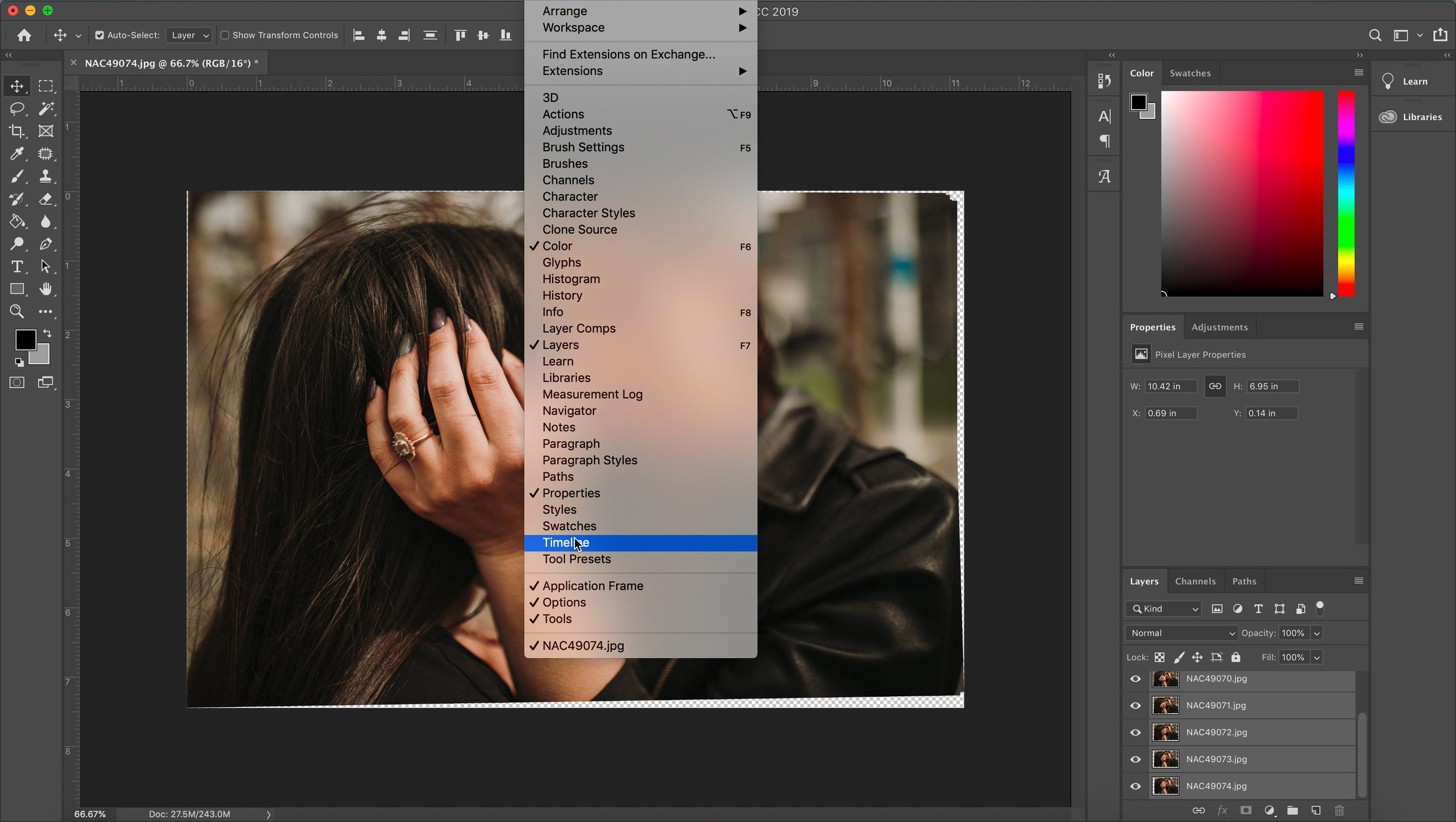 How to create .GIF files in Photoshop 