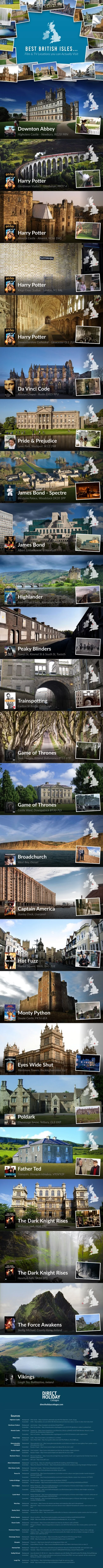 Best British Isles Film &amp; TV Locations you can Actually Visit