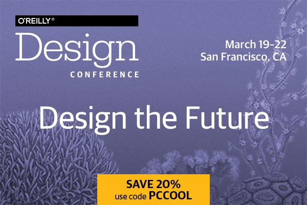 O'Reilly Design Conference 20% Discount