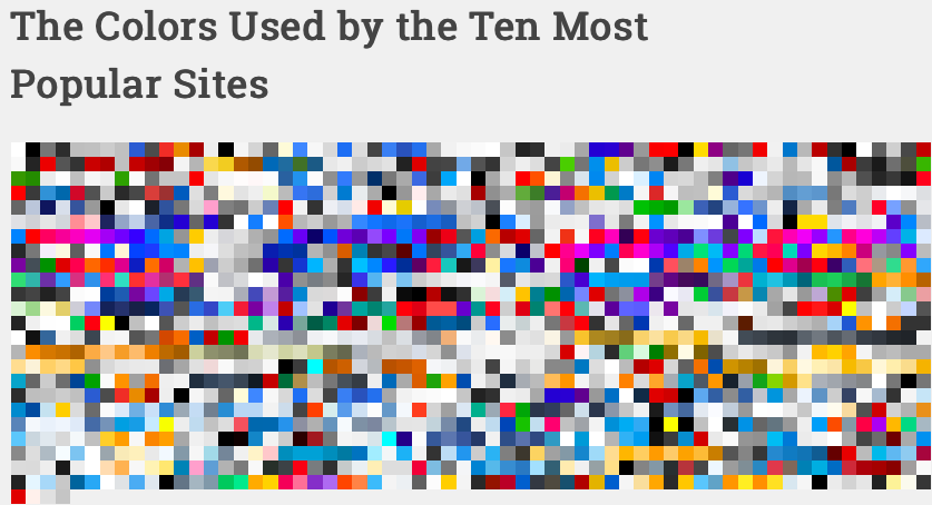 The Top Colors of the Internet
