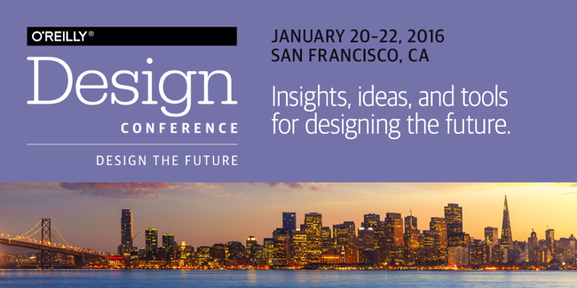 Giveaway: One O'Reilly Design Conference Pass