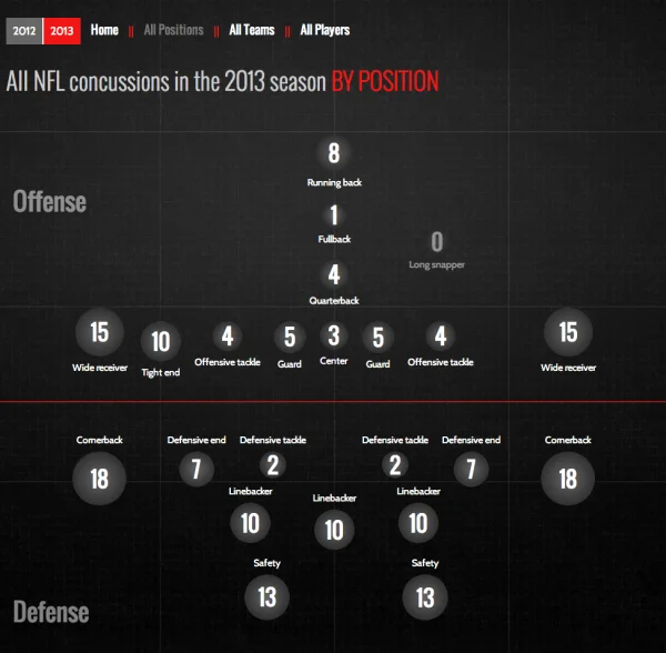 NFL Concussion Watch 2013