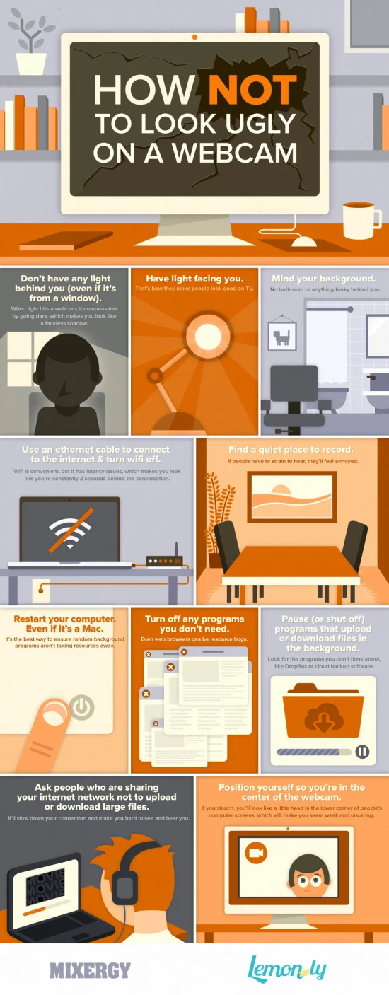 How NOT To Look Ugly on a Webcam
