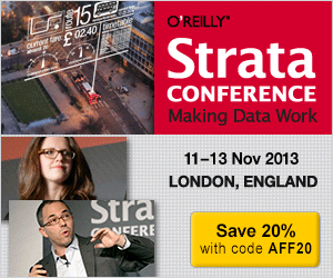 Strata Conf London Nov 11-13 - 20% Discount Code