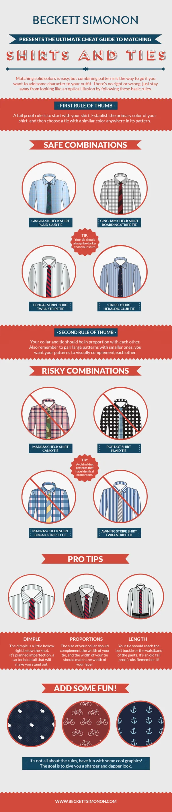 How to Match Shirt and Tie Patterns