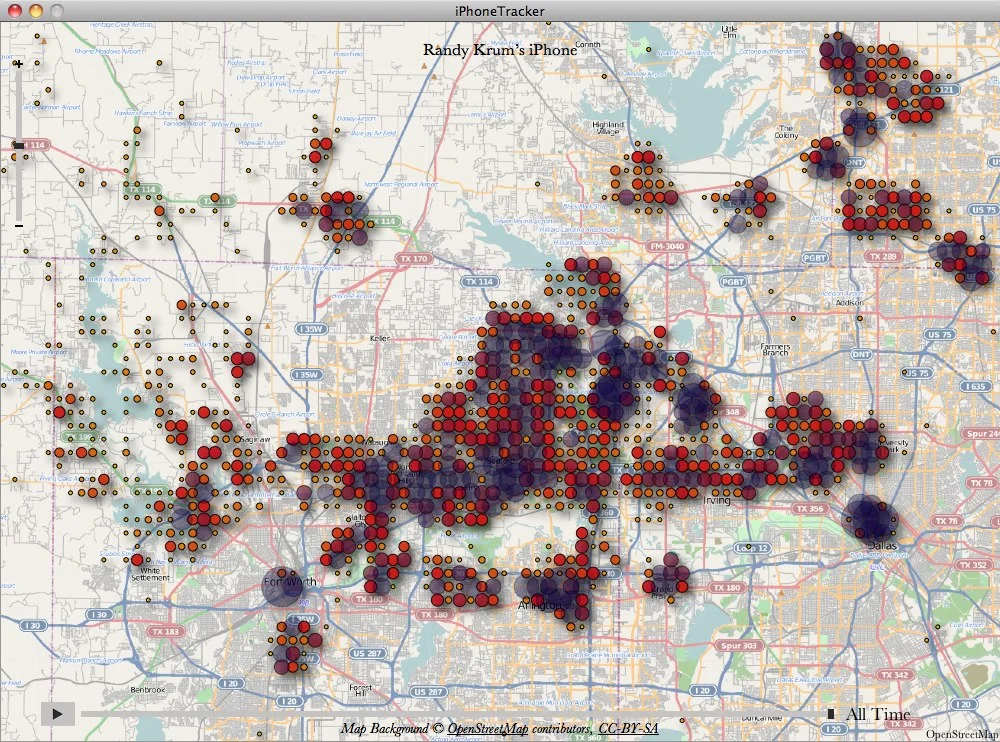The Power of Data Visualization: iPhone Tracking
