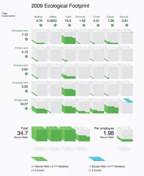 Ecological Footprint from Digital Eskimo infographic