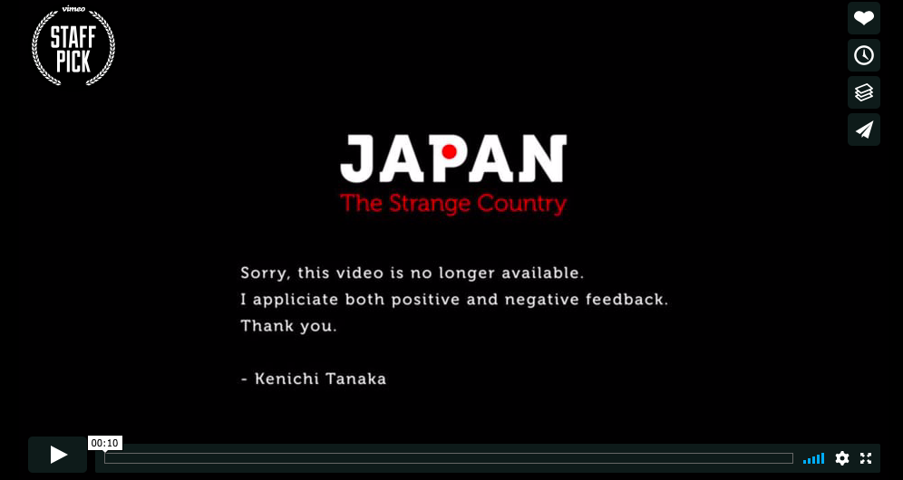 Japan - The Strange Country [infographic video]