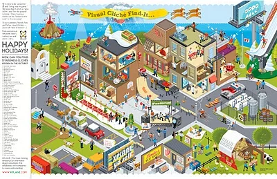 Holiday Cliché Find-It Graphic from Xplane.com