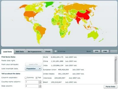 Build Your Own Infographic World Map