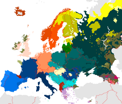 Map of European Languages