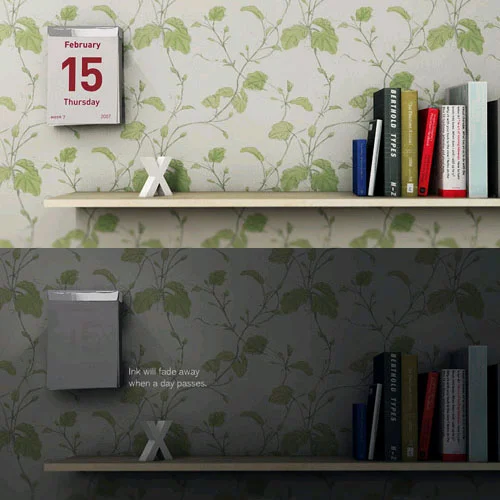 Cool Color Fading Calendar